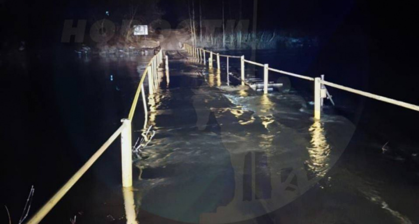 Жители села Грабово Пензенской области отрезаны из-за затопленного моста 