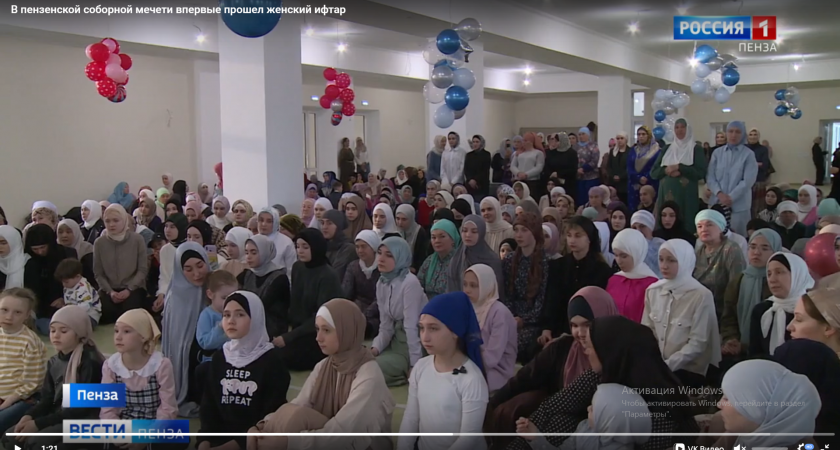 В Пензе в соборной мечети впервые прошел женский ифтар