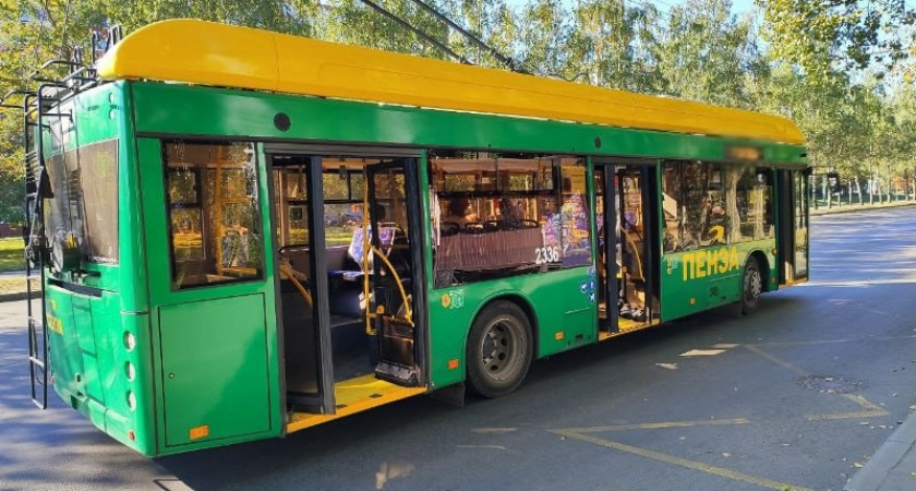 Схема движения троллейбусов изменится в Пензе во время Дня России и Дня города