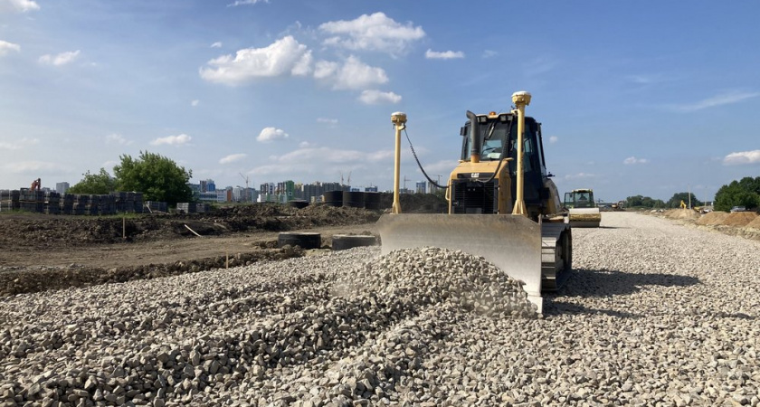 В Пензе продолжается строительство нового Прибрежного бульвара продолжается
