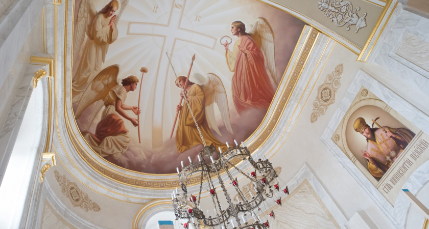 К концу году закончат первый этап росписи Спасского собора в Пензе