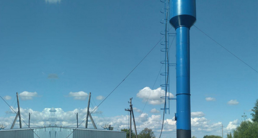 В с. Долгово Земетчинского района установили новую водонапорную башню