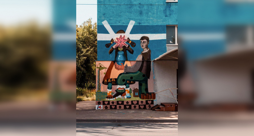 Пензенский художник Никита Романов вышел в финал фестиваля стрит-арта ПФО
