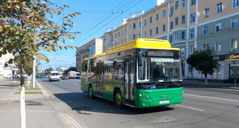 В Пензе 13 новых автобусов вышли по маршруту № 66 "Аэропорт - Арбековская застава"