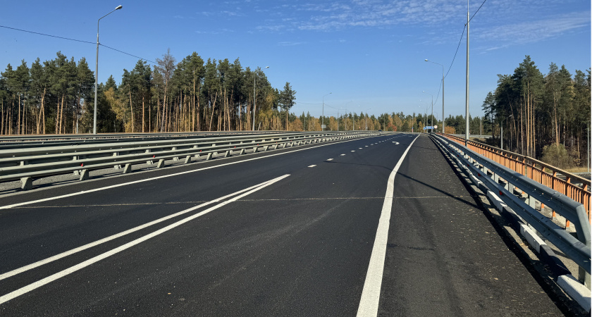 В Пензенской области на трассе М-5 "Урал" обновлен участок дороги