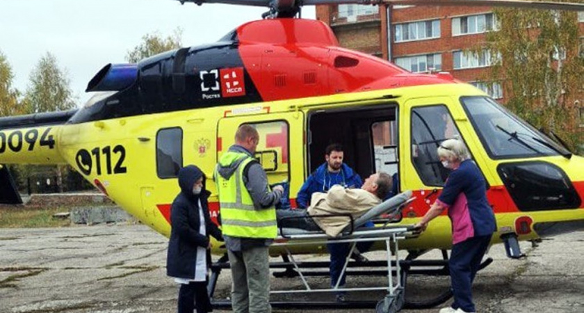 В Пензу из Нижнего Ломова с помощью санавиации доставлен пациент с сердечной патологией