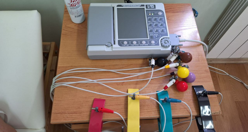 Медики Городской поликлиники начали использовать в работе новый электрокардиограф