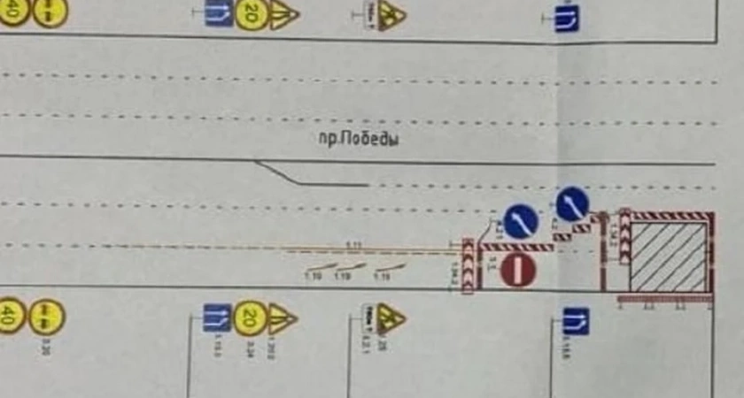 На проспекте Победы в Пензе ограничено движение транспорта