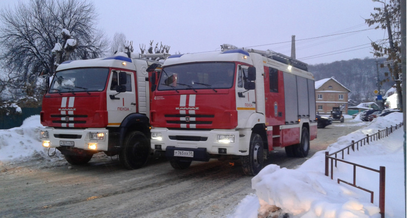 В Пензенской области 26 февраля было потушено 5 пожаров