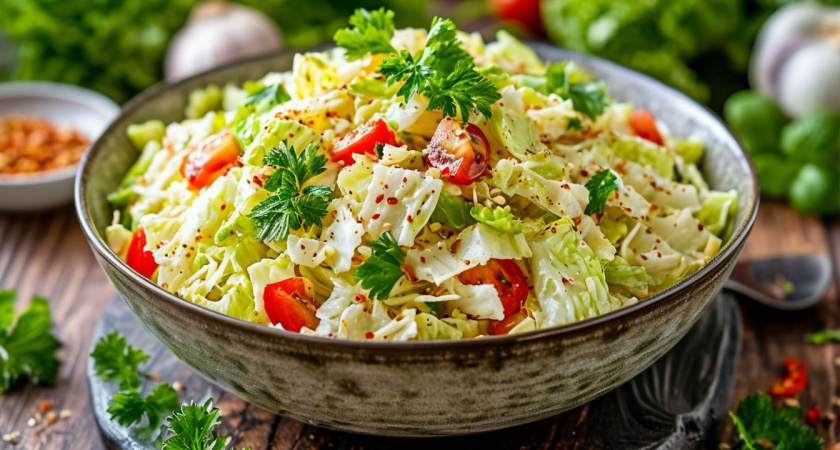 Сочный и свежий салат с пекинкой: до того вкусный, что мои просят готовить дважды в день