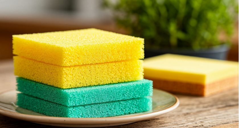 Всегда кладу в стиралку губку для посуды, а потом не глажу — маленькая хитрость, о которой никто не знает 