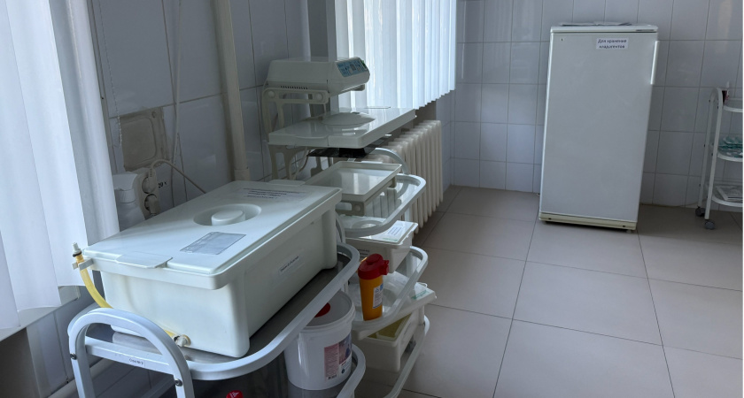 В с. Камзолка специалисты завершают монтаж инженерных коммуникаций в новом ФАПе