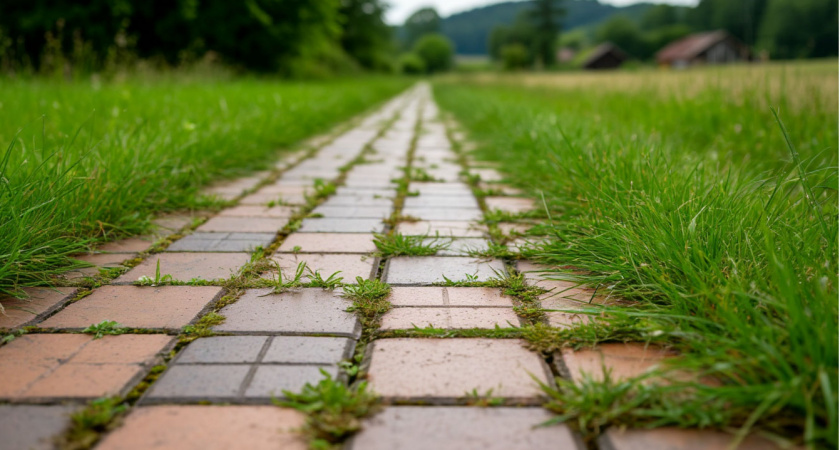 «Пшикаю» на садовые дорожки — и «сжигаю» все сорняки: за одни сутки засыхают даже пырей и молочай