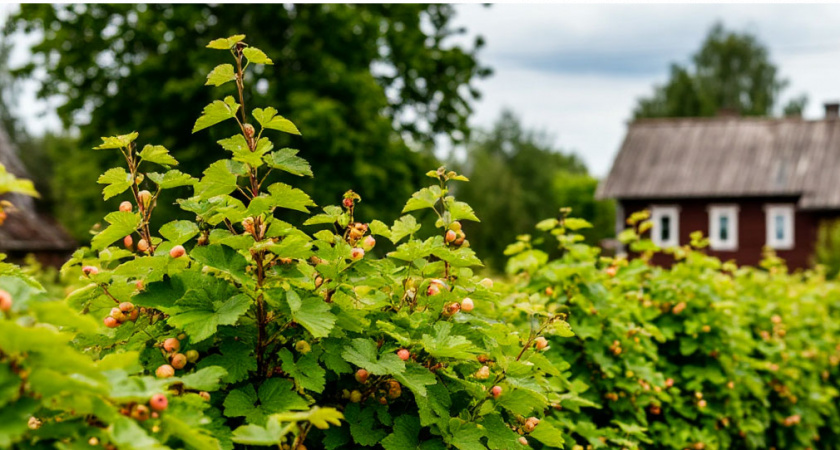 Кто не обработал смородину, крыжовник, вишню в мае — соберёт мелкий «бисер»: раствор для крупных ягод с сухим отрывом