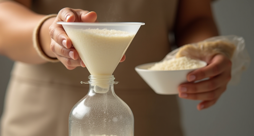 Поливаю дорожки манным раствором — через 2 дня не обнаруживаю ни одного муравья: никакая «химия» не нужна