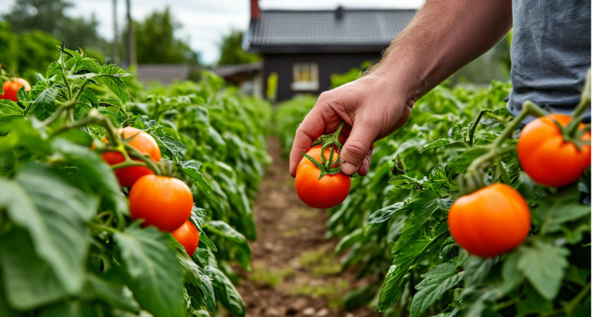 Томаты «дуреют» от этой подкормки: 1 ложку на ведро воды — кусты усыпаны цветами и растут по 2 см в день