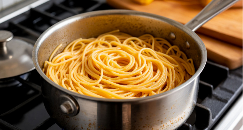 Всегда капаю уксус в воду при варке макарон: увидела у одного итальянского повара — получается вкуснее для карбонары