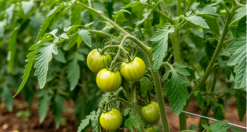 Как пошли завязи на томатах — пора: льём по листочкам — куст укрывается кистями «с головы до ног»