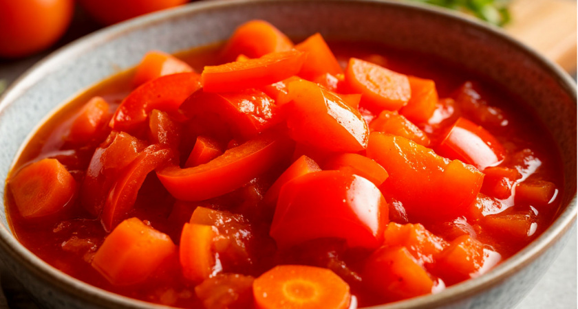 Банальные продукты, а вкус другой: вкуснейшее томатное лечо на зиму — ни одной банки не останется