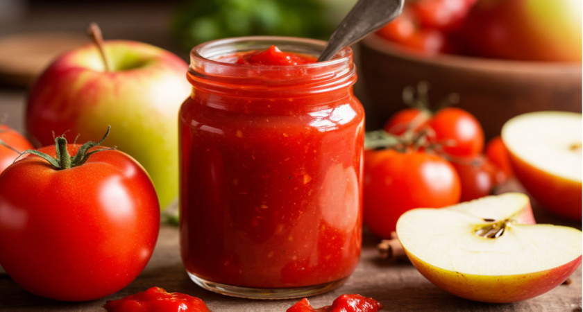 Закрываем домашний кетчуп на зиму: помидоры и яблоки — вкусно так, что никакого магазинного не надо. И без химии