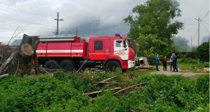 В Шемышейском районе пожарные спасли 66-летнего мужчину из горящего дома
