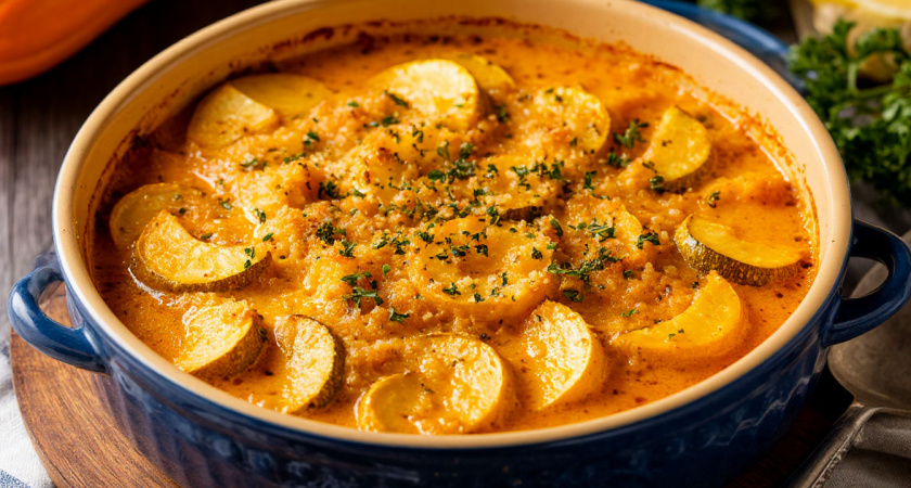 Пока сезон, готовлю каждый день кабачковую запеканку-трехминтку: никакой мороки, одна польза