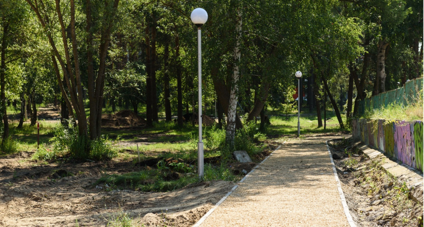 В Заречном благоустройство сквера Демакова завершится до 1 ноября