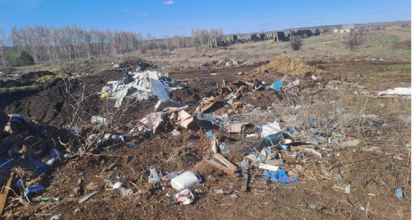 После вмешательства прокуратуры в Камешкирском районе ликвидировали крупную свалку