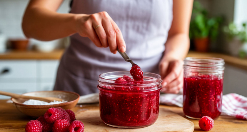 Вот так варили малиновое варенье советские хозяйки: хитрый метод по книге 1952 года - почти конфитюр без уваривания