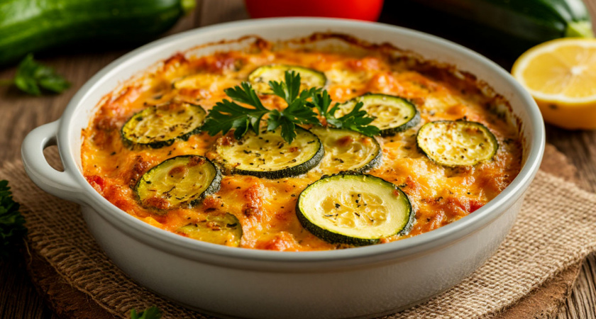 В сезон кабачков готовлю обалденную овощную запеканку на сковороде: никто и не догадывается из чего она