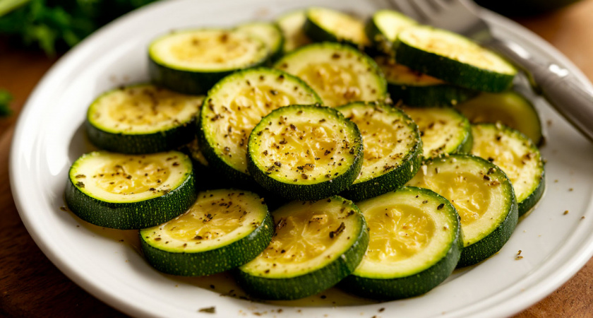 Самый простой рецепт кабачков за 5 минут: сочные, полезные и жарить не нужно - плита не забрызгана маслом  