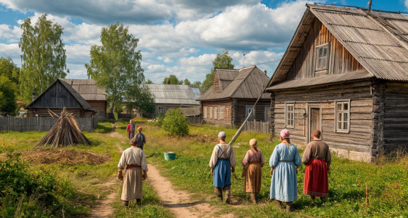 Мылись внутри печи: как жили крестьяне в русской деревне, где было по 20 человек в избе - такое мы даже представить себе не можем