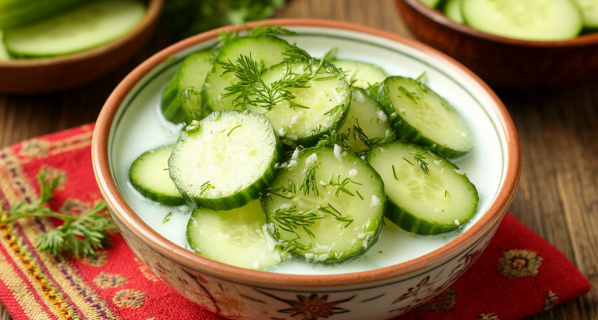 Всё лето едим огурцы килограммами всей семьей, особенно в жару: турецкий повар научил готовить холодный перекус - 5 минут и никакой мороки