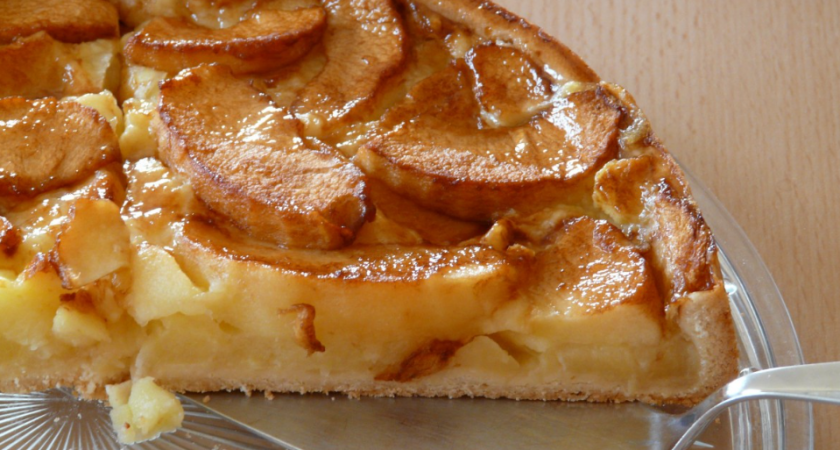 Яблочный насыпной пирог "Три стакана": в 100 раз вкуснее шарлотки - и намного проще готовить 