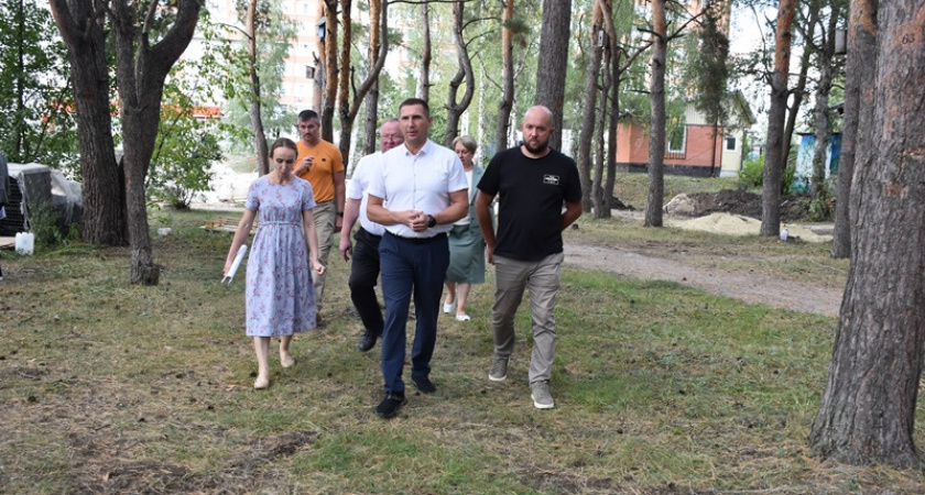 Сквер «Семейный» на ГПЗ в Пензе благоустраивают в три смены