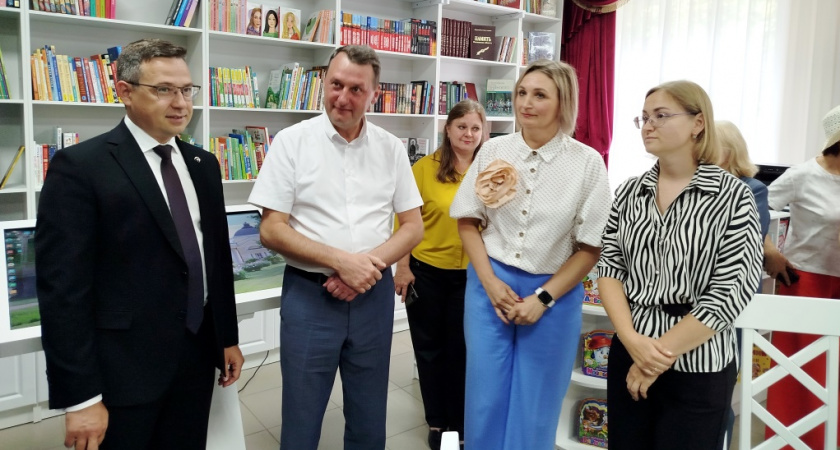 В с. Лермонтово свои двери для читателей открыла первая модельная библиотека