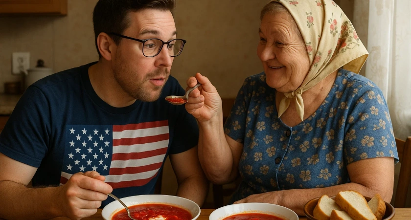 История американца и русской тёщи. Культурный шок, борщ и полный переворот сознания за три дня