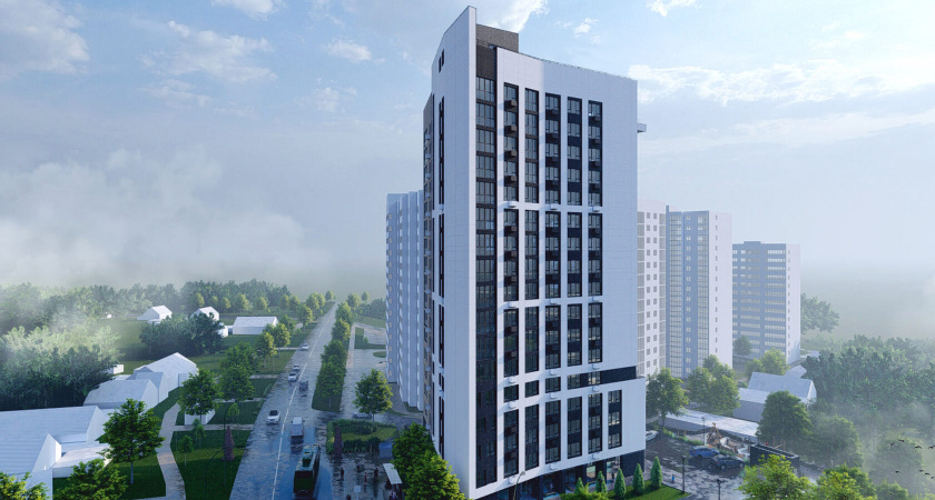 Всего 95 квартир: в Пензе строят дом с личными террасами и подземной парковкой