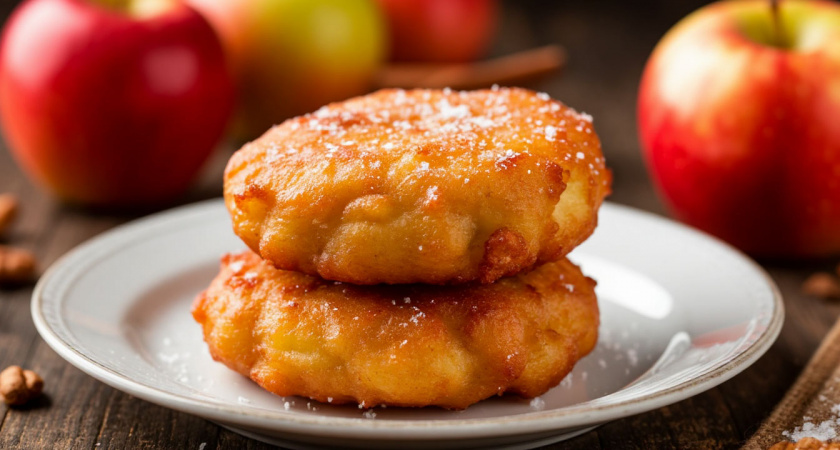 Яблочные оладьи без духовки: десерт, который удивит