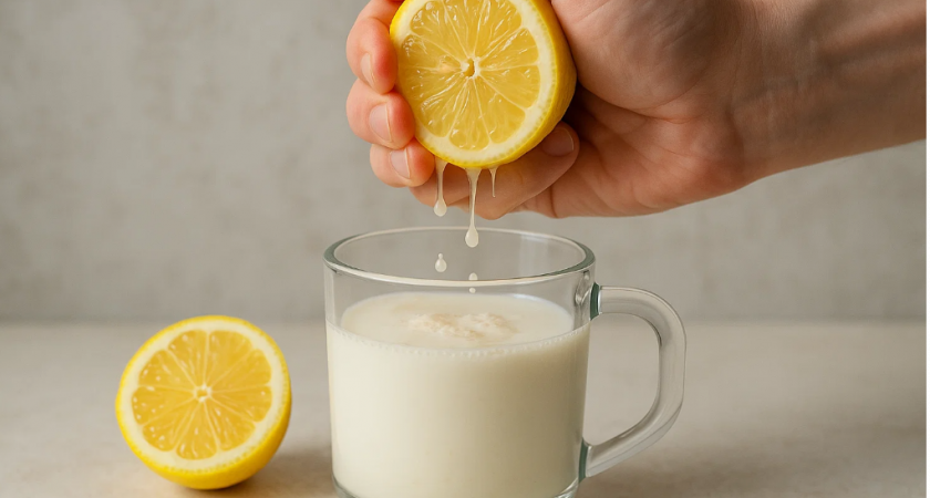 Домашний сыр из молока и лимона — простой и нежный рецепт для закусок и бутербродов 