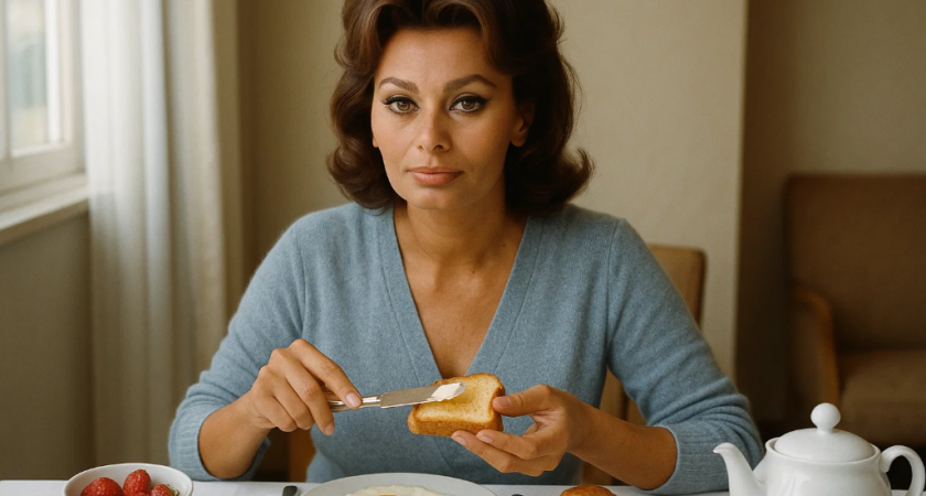 Софи Лорен и завтрак: секрет долголетия через средиземноморскую диету