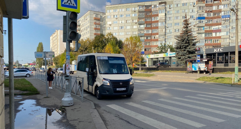 В Пензе Госавтоинспекция оштрафовала водителя маршрутки за езду по тротуару