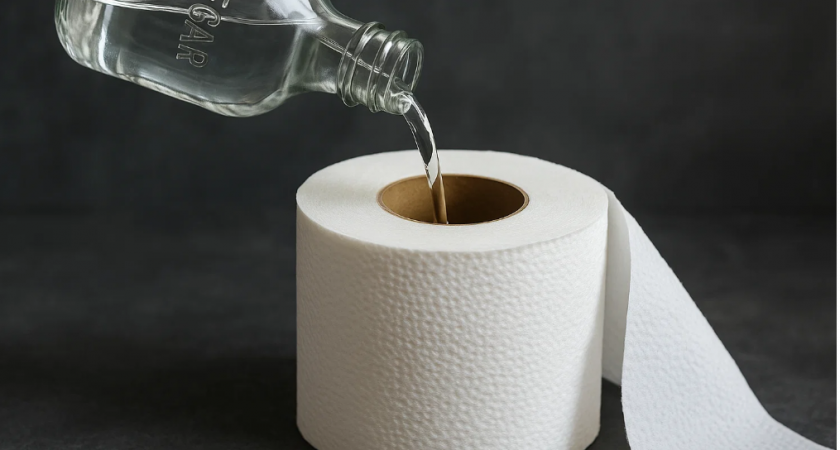 Лайфхак с уксусом и бумагой для чистки сантехники. Эффективно и бюджетно 