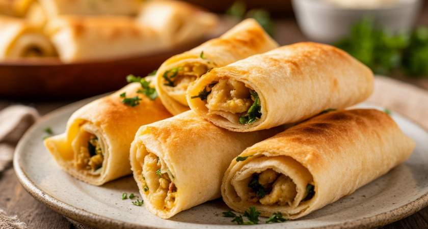  Рецепт рулетиков из лаваша с начинкой. Быстро и вкусно 