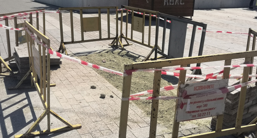 Ильдар Усманов проверил, насколько было восстановлено благоустройство после разрытий