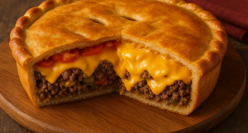 Рецепт пирога-чизбургера: мало теста, много начинки. Пошаговый рецепт с секретами 