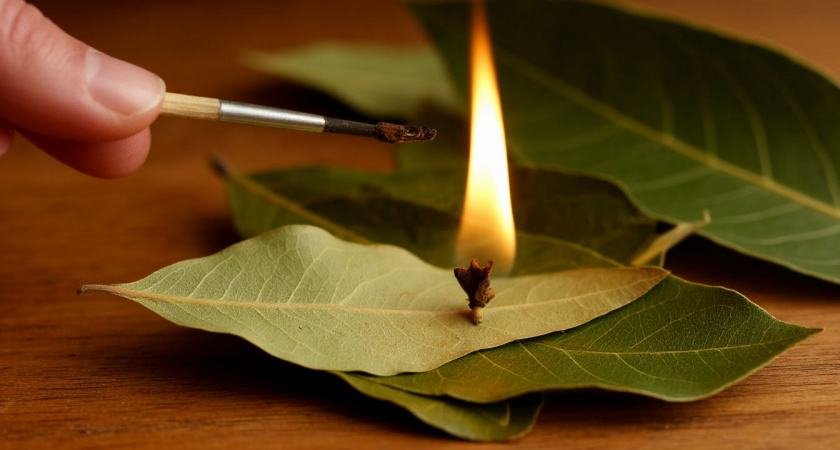 Как жечь лавровый лист для очистки воздуха. Польза и правила процедуры