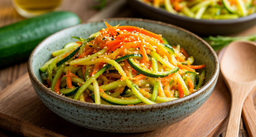 Кабачки по-корейски: быстрый рецепт хрустящей закуски
