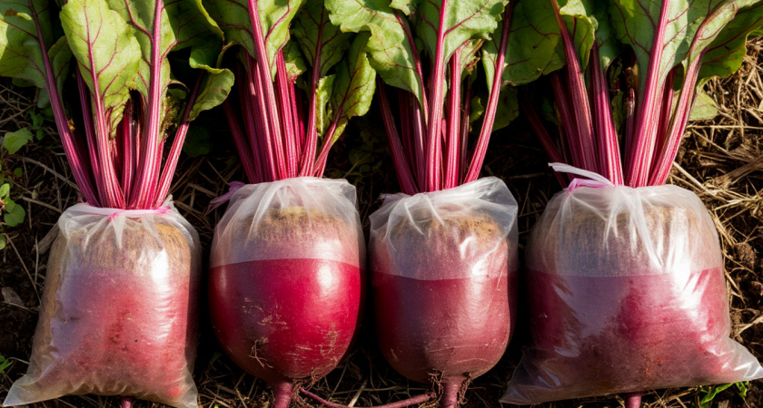 Как сохранить свеклу сочной до мая. Проверенный метод с пакетами 