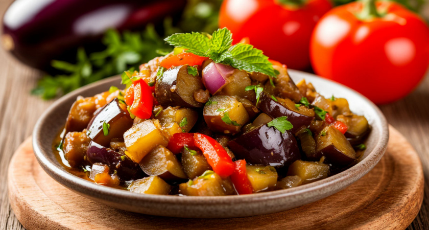 Рецепт фаршированных баклажанов с маринадом. Вкусная закуска 